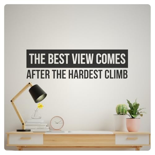 My Vinyl Story - The Best View - Inspirational Motivational Wall Decal