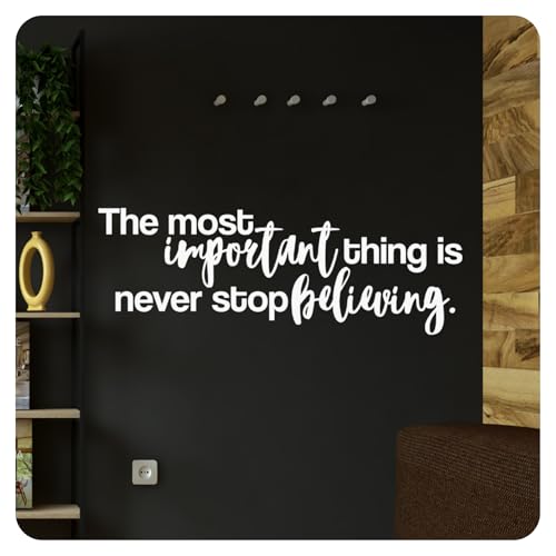 My Vinyl Story - The Most Important Thing Wall Decal - Inspirational S
