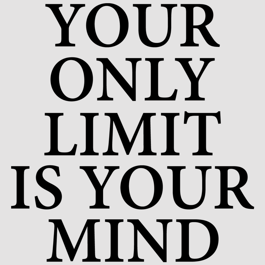 Motivational wall decal featuring inspirational wall quotes and stickers for your-only-limit-is-your-mind. <p>Unlock your potential with this empowering wall decal that reads, <em>Your Only Limit Is Your Mind.</em> Perfect for offices, home gyms, or personal growth spaces, this motivational quote serves as...