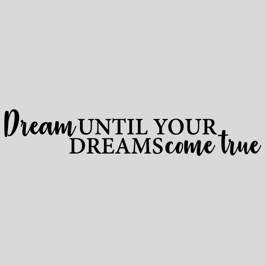 Dream Until Your Dreams Come True