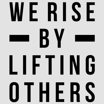 Motivational wall decal featuring inspirational wall quotes and stickers for we-rise-by-lifting-others. <p>Inspire kindness and collaboration with this uplifting wall decal that reads, <em>We Rise By Lifting Others.</em> Perfect for offices, community spaces, or family rooms, this motivational quote ser...