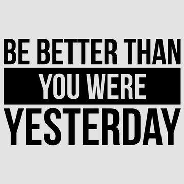 motivational wall decal, inspirational wall quotes, inspirational wall stickers, motivational wall decal for office, be better than you were yesterday