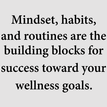 Mindset, Habits, and Routines, featuring white; black tones, adds a touch of inspiration to your walls. Suited for any home or office.  motivational wall decal, inspirational wall quotes, inspirational wall stickers, motivational wall decal for office.