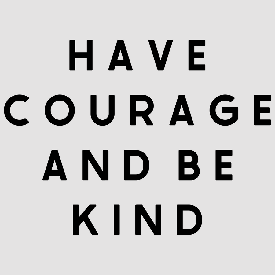 Inspire creativity and motivation with Have Courage and Be Kind, available in white; black. An ideal choice for home or office spaces.  motivational wall decal, inspirational wall quotes, inspirational wall stickers, motivational wall decal for office.