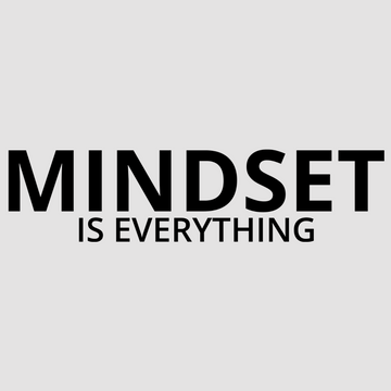 Mindset is Everything, featuring white; black tones, adds a touch of inspiration to your walls. Suited for any home or office.  motivational wall decal, inspirational wall quotes, inspirational wall stickers, motivational wall decal for office.