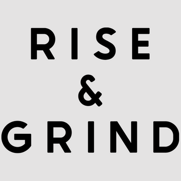 Motivational wall decal featuring inspirational wall quotes and stickers for rise-and-grind. <p>Fuel your motivation with this bold and energizing wall decal that reads, <em>Rise And Grind.</em> Perfect for home gyms, offices, or creative spaces, this powerful quote serves as a daily reminder...