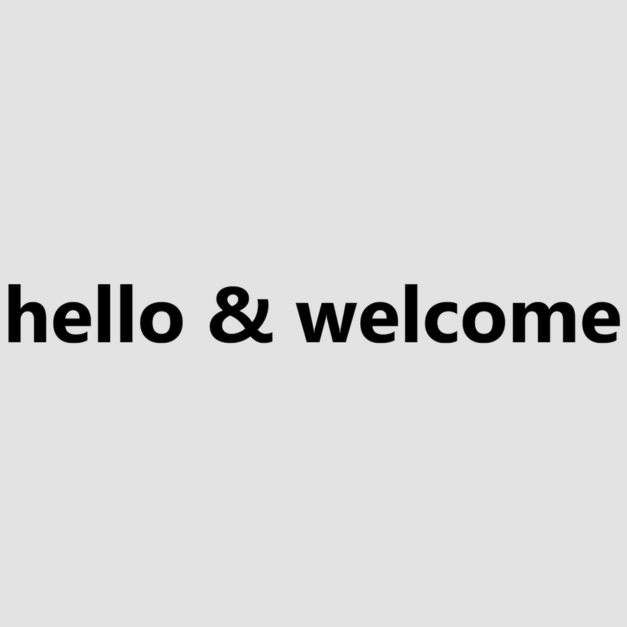 Enhance your space with Hello & Welcome, crafted in white; black. A motivational wall decal to uplift your home or office decor.  motivational wall decal, inspirational wall quotes, inspirational wall stickers, motivational wall decal for office.