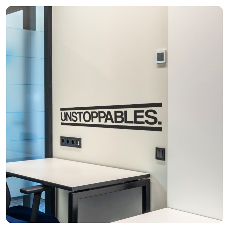 UNSTOPPABLES - Motivational Inspirational Teamwork Wall Decal Sticker ...