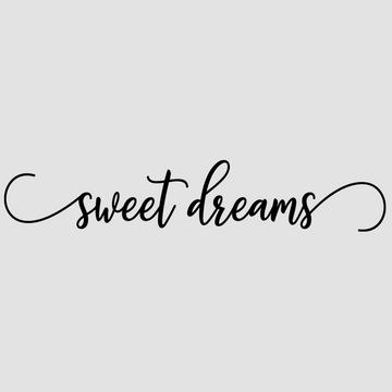 Motivational wall decal featuring inspirational wall quotes and stickers for sweet-dreams. <p>Create a cozy and inviting atmosphere with this charming wall decal that reads, <em>Sweet Dreams.</em> Perfect for bedrooms, nurseries, or kids’ rooms, this gentle quote adds a touch of warmth and ...