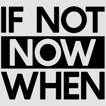 If Not Now When?, featuring white; black tones, adds a touch of inspiration to your walls. Suited for any home or office.  motivational wall decal, inspirational wall quotes, inspirational wall stickers, motivational wall decal for office.