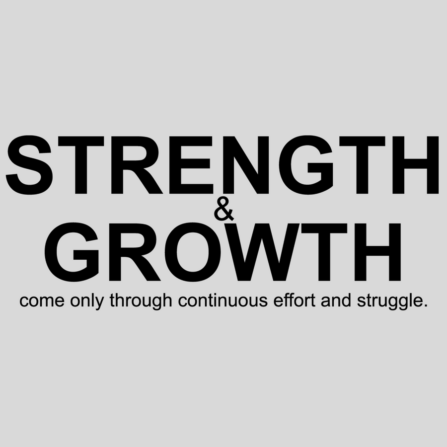 Strength and Growth Come Only Through Continuous Effort and Struggle