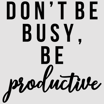 motivational wall decal, inspirational wall quotes, inspirational wall stickers, motivational wall decal for office, don't be busy, be productive