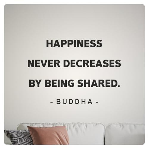 My Vinyl Story - There is No Path - Inspirational Motivational Buddha Wall Decal Sticker Quote Art Decor Saying Positive Affirmation Reminder Home Yoga Bedroom, Removable