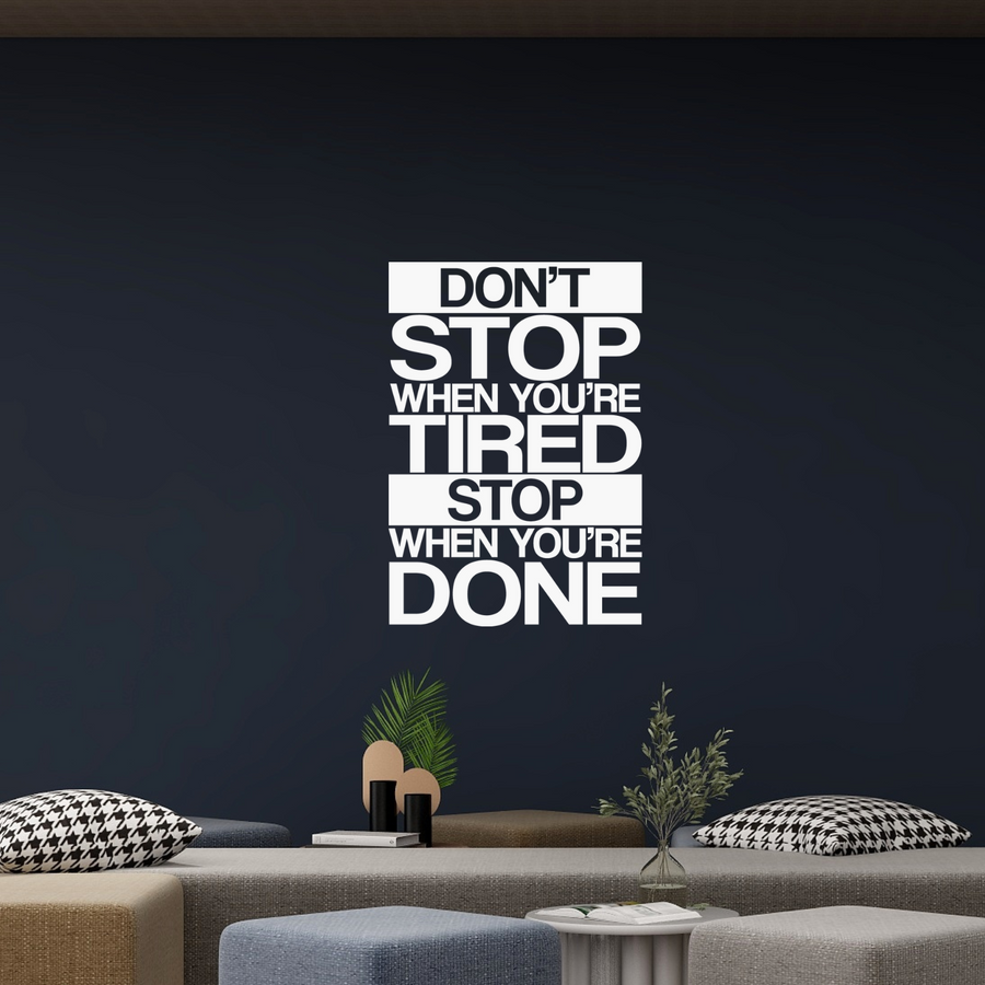 motivational wall decal, inspirational wall quotes, inspirational wall stickers, motivational wall decal for office, office lounge with leaves