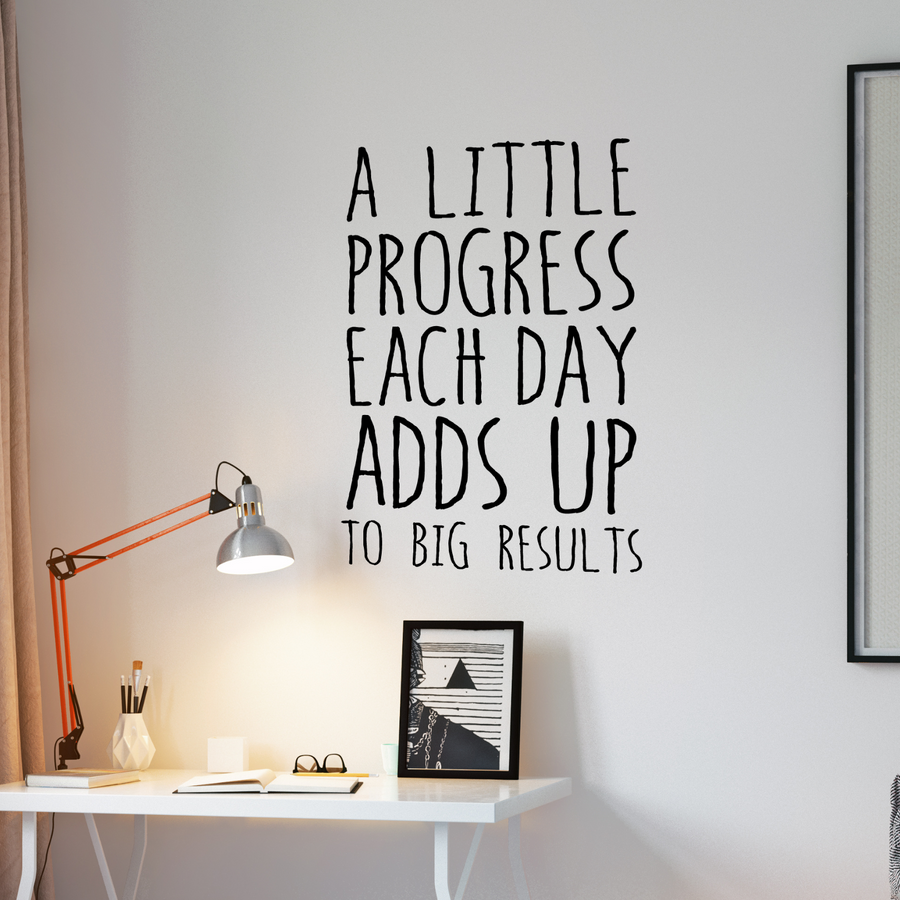 A Little Progress Each Day Adds Up to Big Results