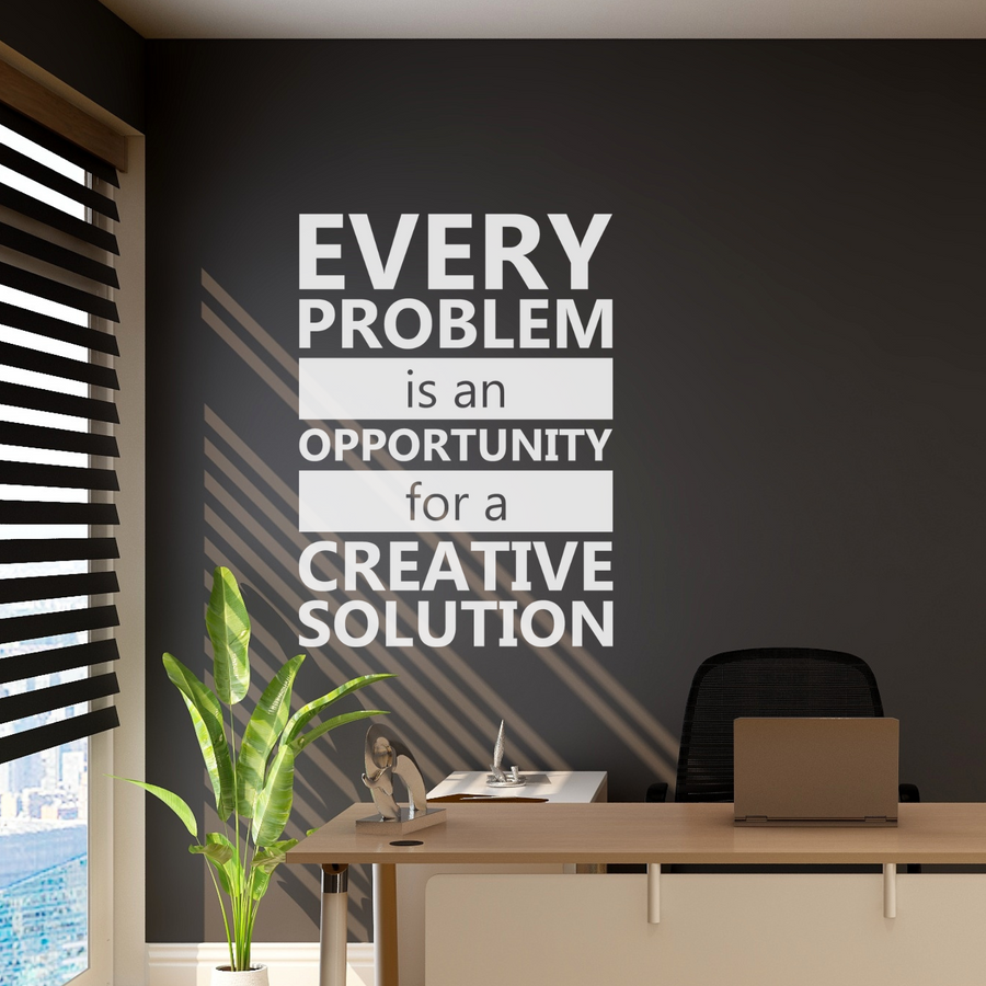 motivational wall decal, inspirational wall quotes, inspirational wall stickers, motivational wall decal for office, black office