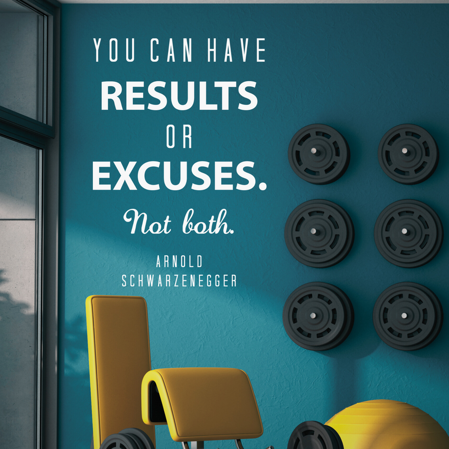 You Can Have Results or Excuses. Not Both. - Arnold Schwarzenegger