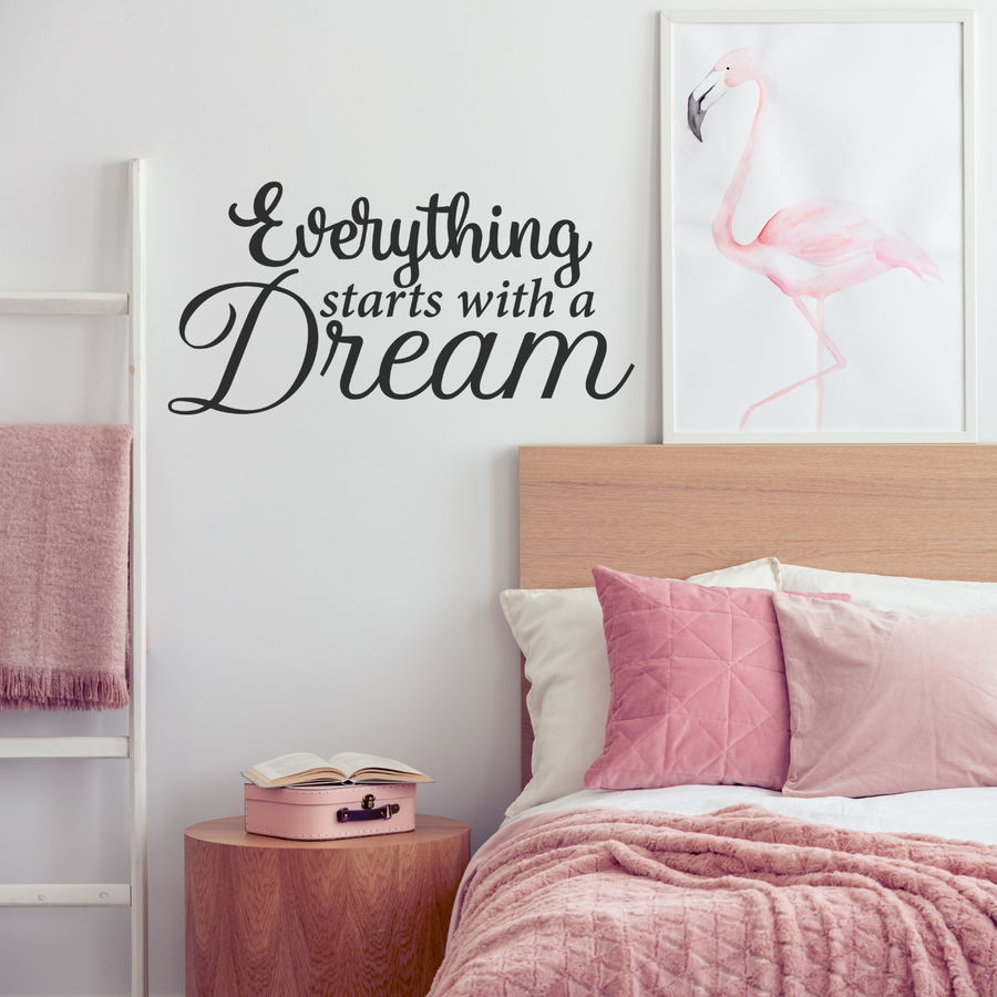 motivational wall decal, inspirational wall quotes, inspirational wall stickers, motivational wall decal for office, pink bedroom