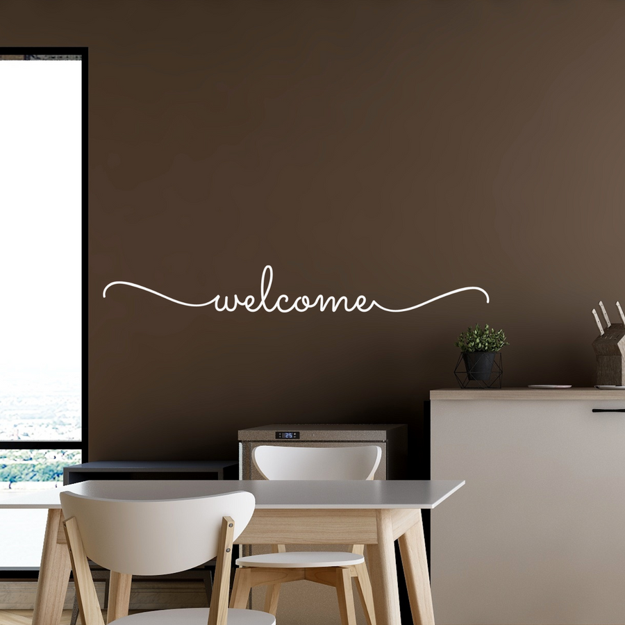 Motivational wall decal featuring inspirational wall quotes and stickers for welcome-1. 