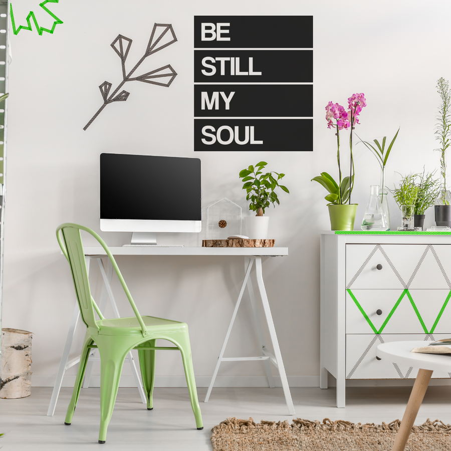 motivational wall decal, inspirational wall quotes, inspirational wall stickers, motivational wall decal for office, green stripes