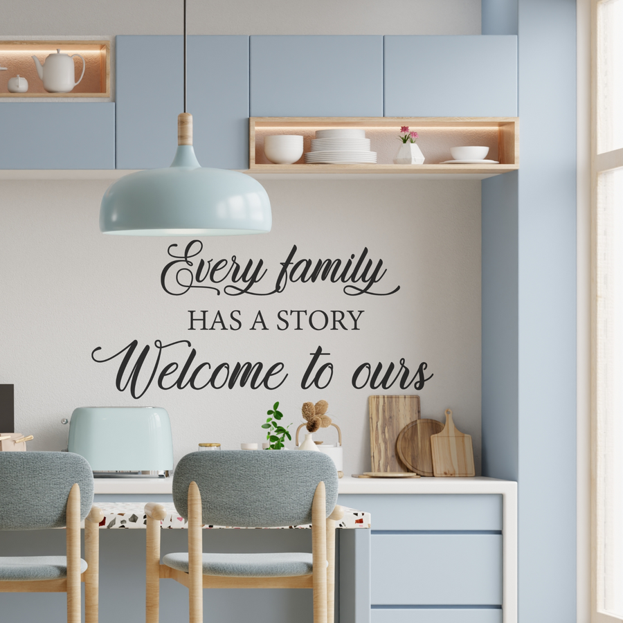 Every Family Has a Story, Welcome to Ours