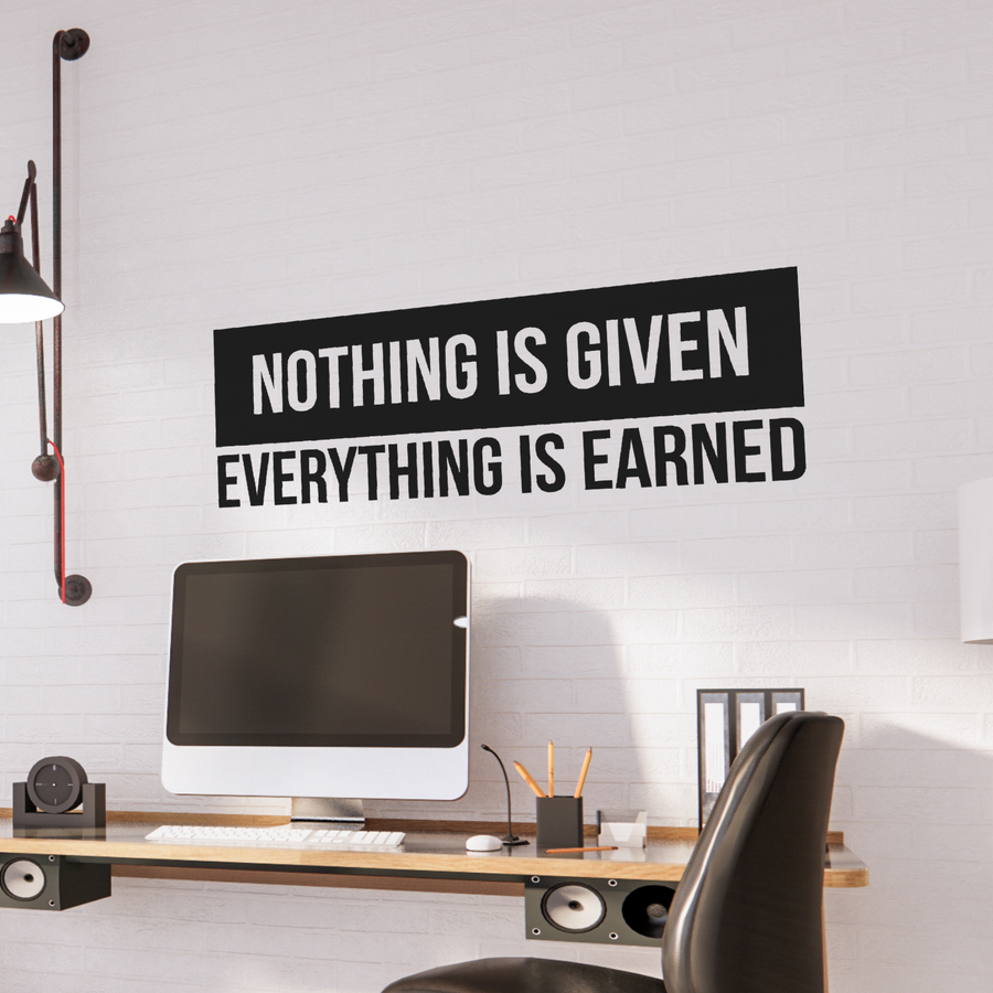 Motivational wall decor, featuring various colors tones, adds a touch of inspiration to your walls. Suited for any home or office.  motivational wall decal, inspirational wall quotes, inspirational wall stickers, motivational wall decal for office.