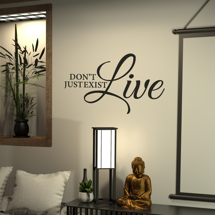 motivational wall decal, inspirational wall quotes, inspirational wall stickers, motivational wall decal for office, buddha