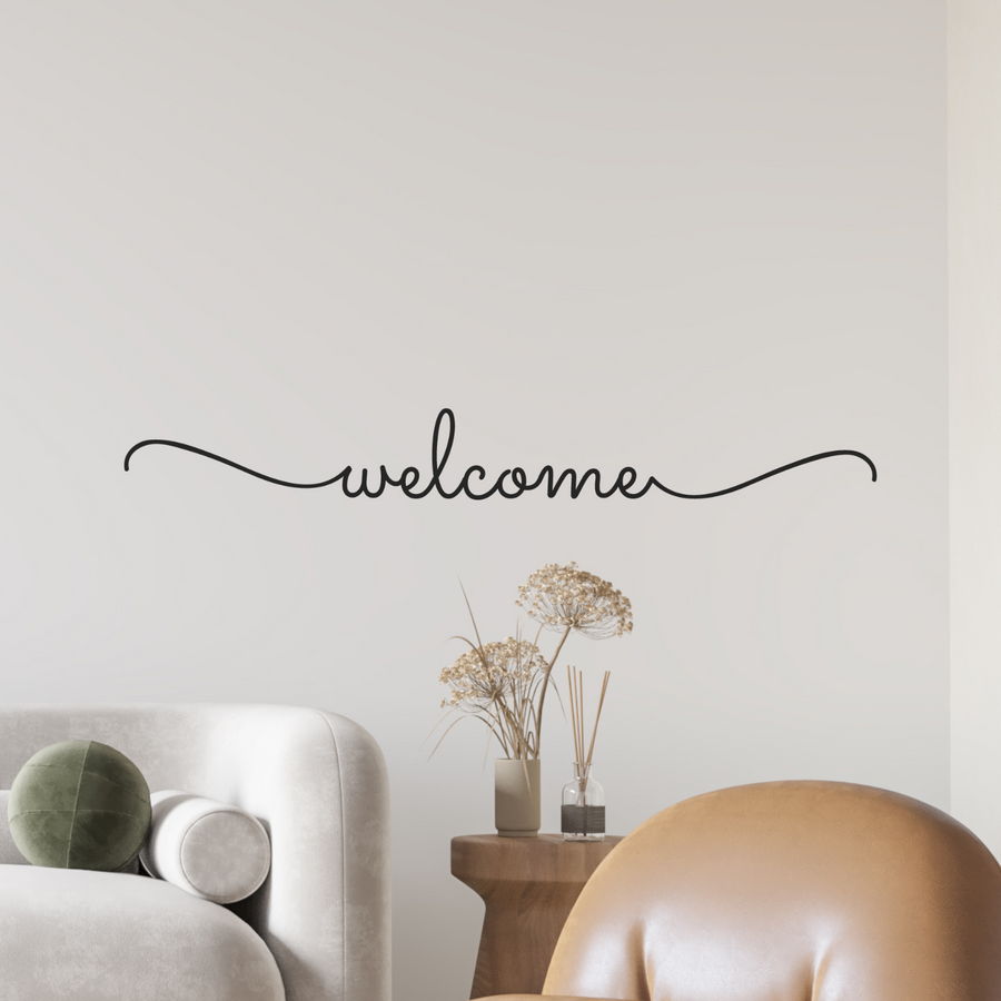 Motivational wall decal featuring inspirational wall quotes and stickers for welcome-1. 