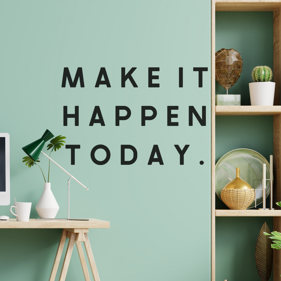 Motivational wall decor, featuring various colors tones, adds a touch of inspiration to your walls. Suited for any home or office.  motivational wall decal, inspirational wall quotes, inspirational wall stickers, motivational wall decal for office.