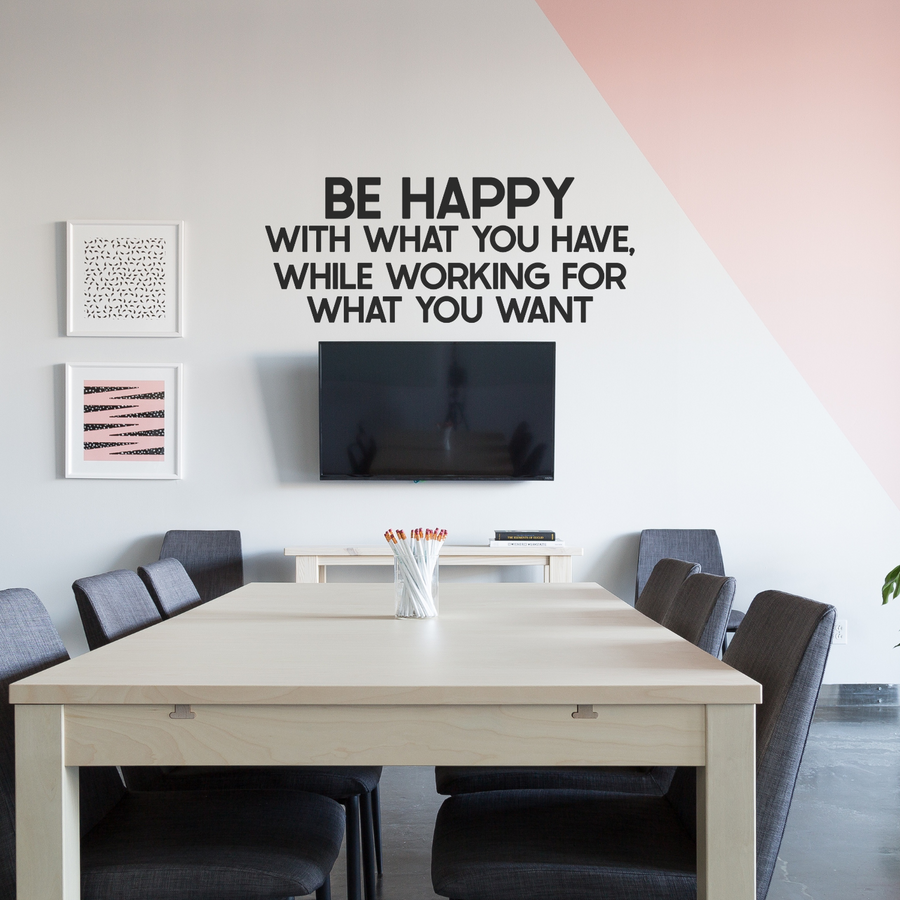 motivational wall decal, inspirational wall quotes, inspirational wall stickers, motivational wall decal for office, pink corner