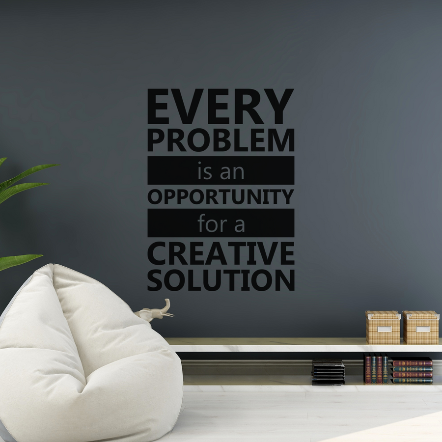 motivational wall decal, inspirational wall quotes, inspirational wall stickers, motivational wall decal for office, dark blue office