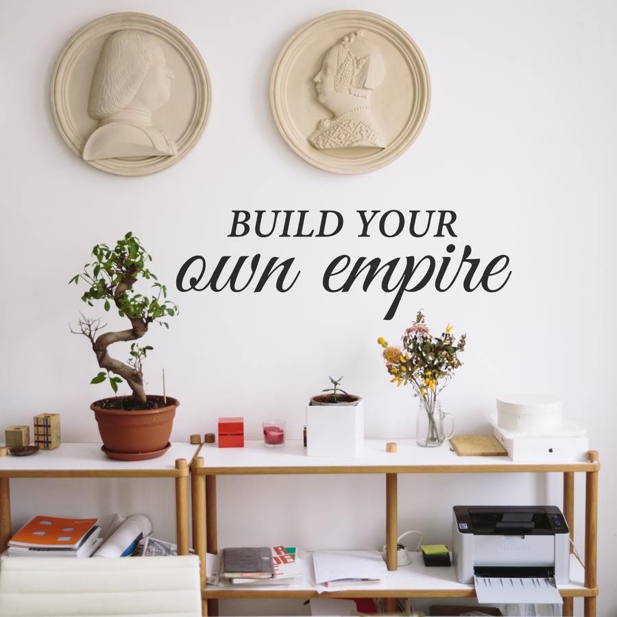 motivational wall decal, inspirational wall quotes, inspirational wall stickers, motivational wall decal for office, face coin