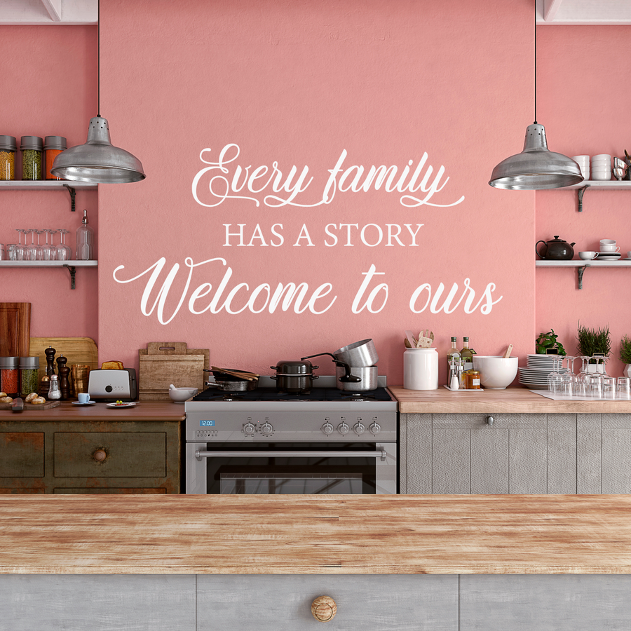 Every Family Has a Story, Welcome to Ours