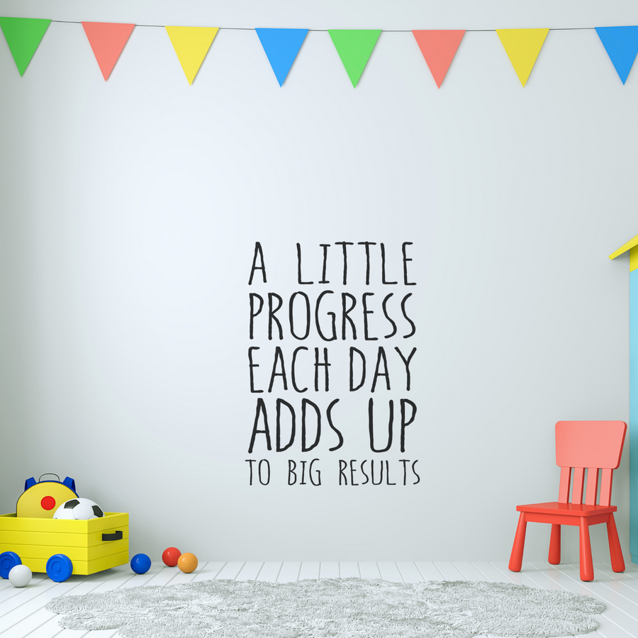 A Little Progress Each Day Adds Up to Big Results