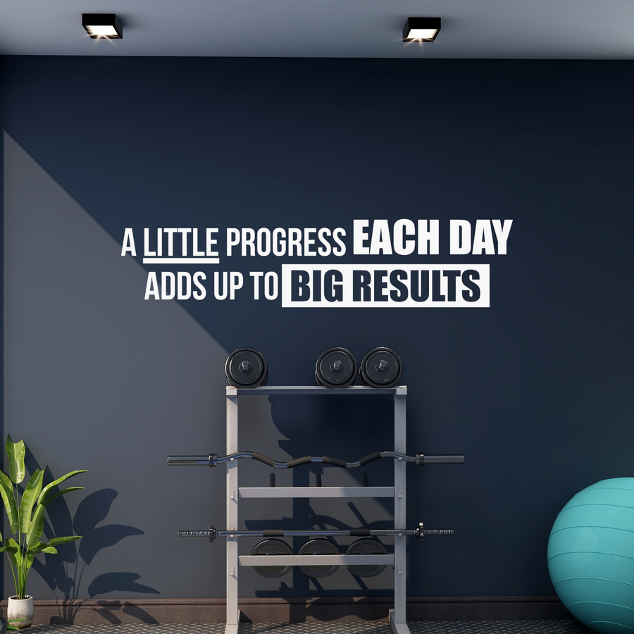 A Little Progress Each Day Adds Up to Big Results