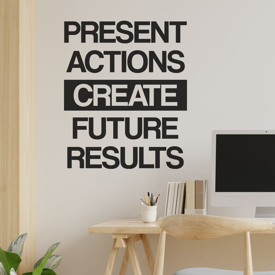 Present Actions Create Future Results