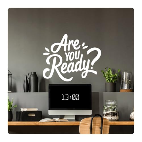 My Vinyl Story - are You Ready - Inspirational Motivational Wall Decal