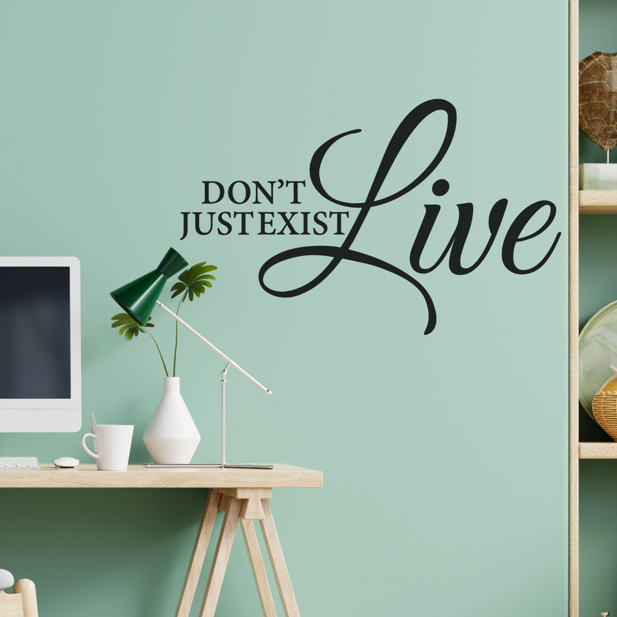 motivational wall decal, inspirational wall quotes, inspirational wall stickers, motivational wall decal for office, teal room