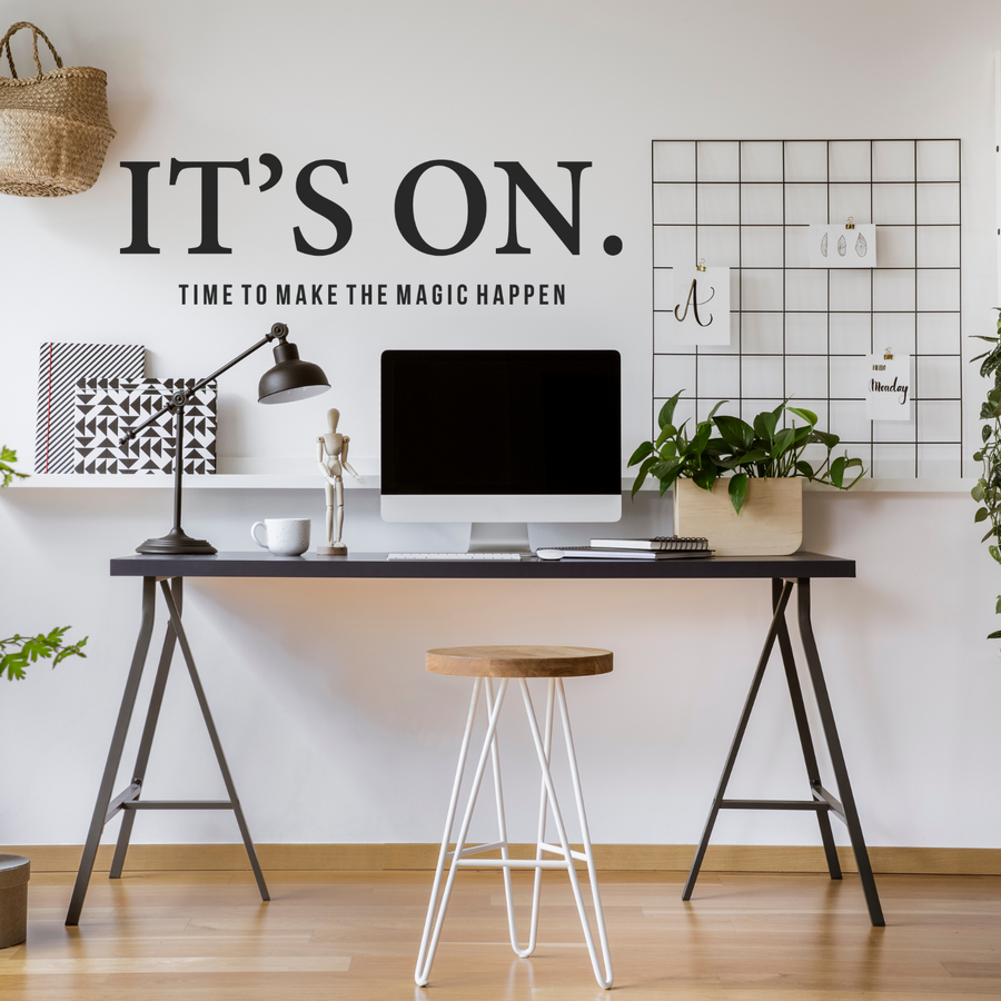 Motivational wall decor, featuring various colors tones, adds a touch of inspiration to your walls. Suited for any home or office.  motivational wall decal, inspirational wall quotes, inspirational wall stickers, motivational wall decal for office.