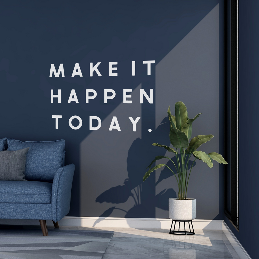 Inspire creativity and motivation with Motivational wall decor, available in various colors. An ideal choice for home or office spaces.  motivational wall decal, inspirational wall quotes, inspirational wall stickers, motivational wall decal for office.