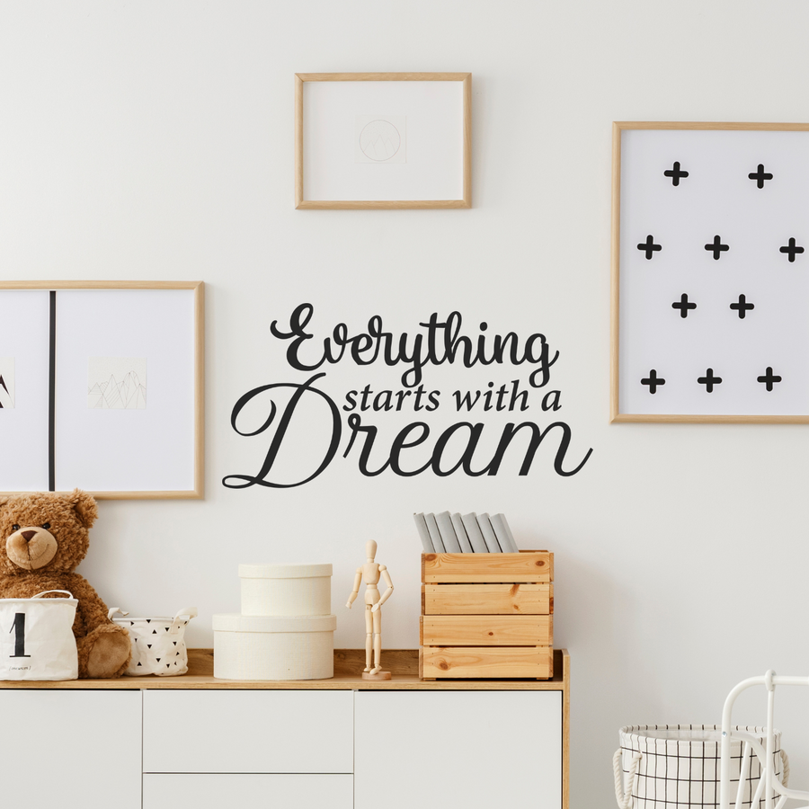 motivational wall decal, inspirational wall quotes, inspirational wall stickers, motivational wall decal for office, black and white kids room