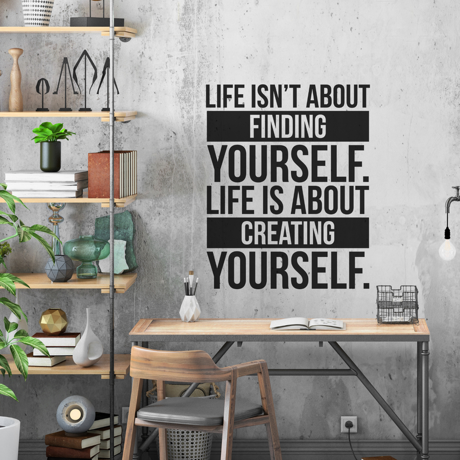 Enhance your space with Motivational wall decor, crafted in various colors. A motivational wall decal to uplift your home or office decor.  motivational wall decal, inspirational wall quotes, inspirational wall stickers, motivational wall decal for office.