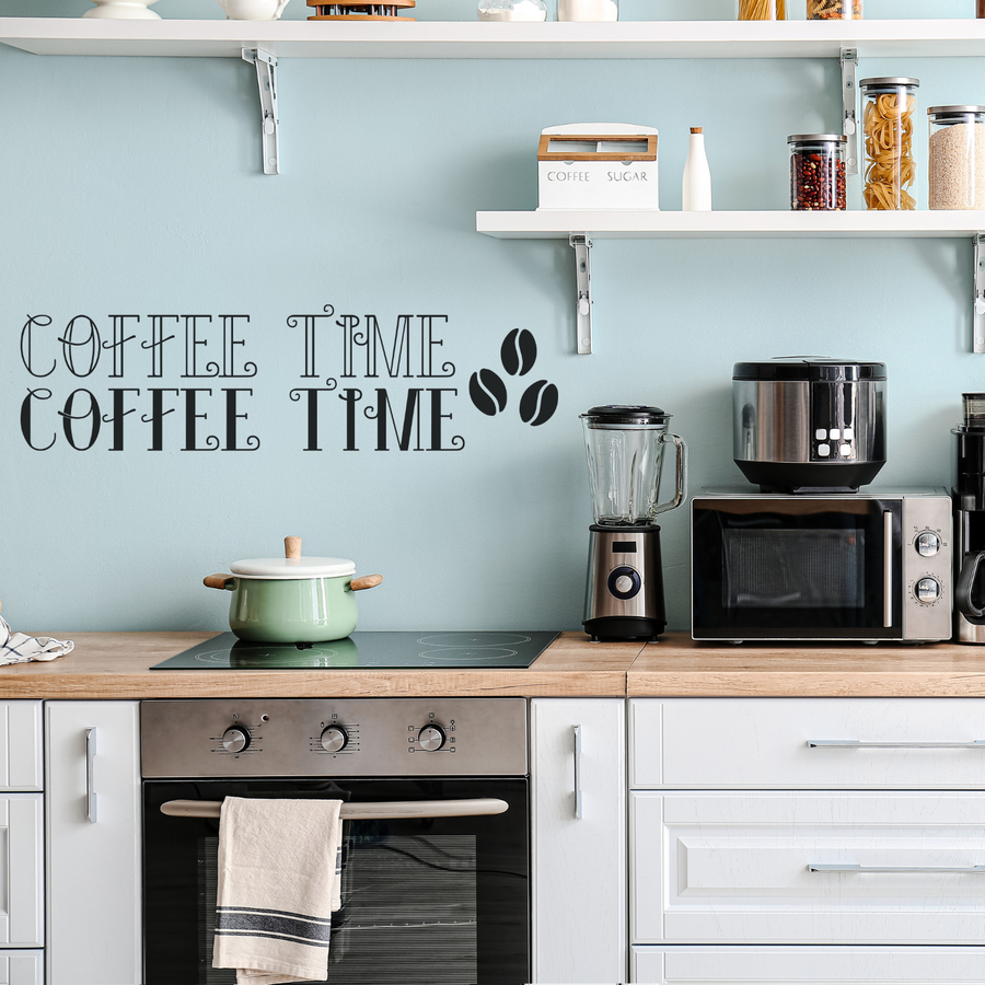 motivational wall decal, inspirational wall quotes, inspirational wall stickers, motivational wall decal for office, blue kitchen