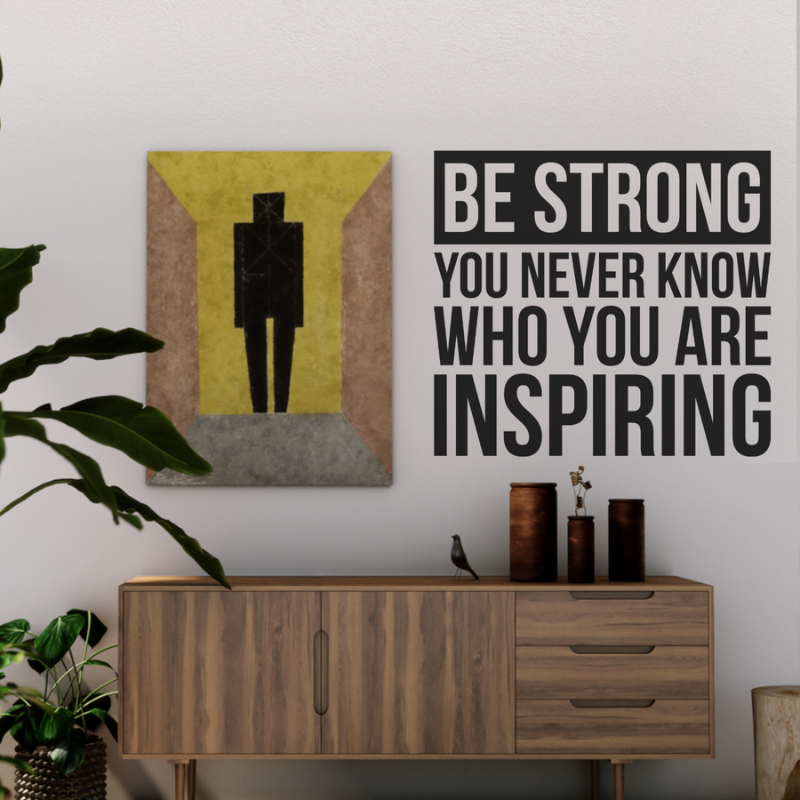 motivational wall decal, inspirational wall quotes, inspirational wall stickers, motivational wall decal for office, man art