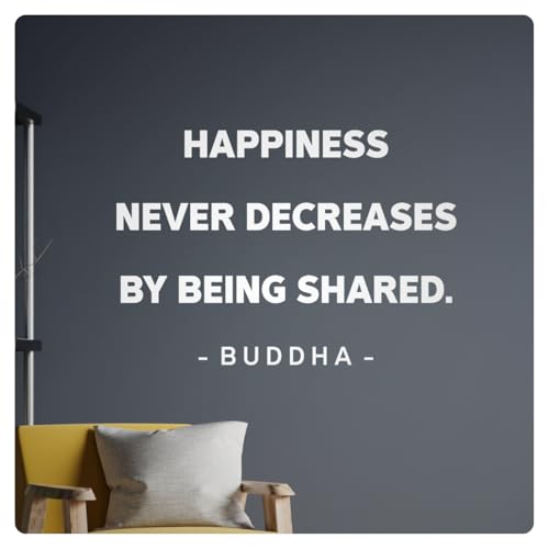 My Vinyl Story - There is No Path - Inspirational Motivational Buddha Wall Decal Sticker Quote Art Decor Saying Positive Affirmation Reminder Home Yoga Bedroom, Removable