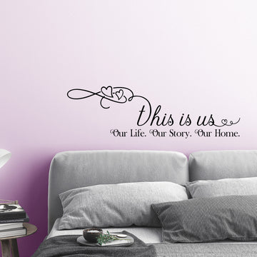 This is Us Our Life Story Wall Decal Sticker