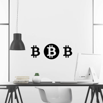 Bitcoin Wall Decal Sticker