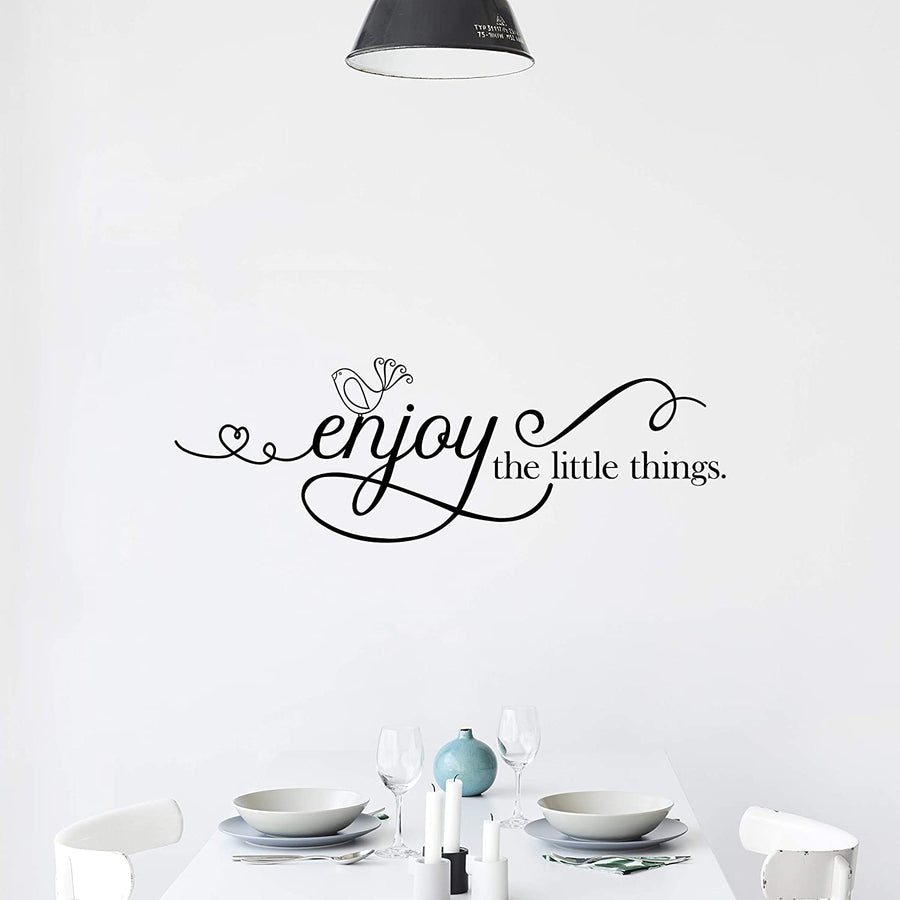 Enjoy The Little Things Wall Decal Sticker