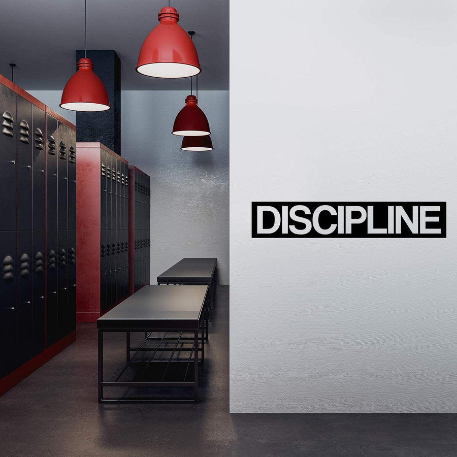 Discipline Wall Decal Sticker