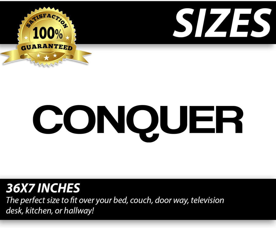 Conquer Wall Decal Sticker
